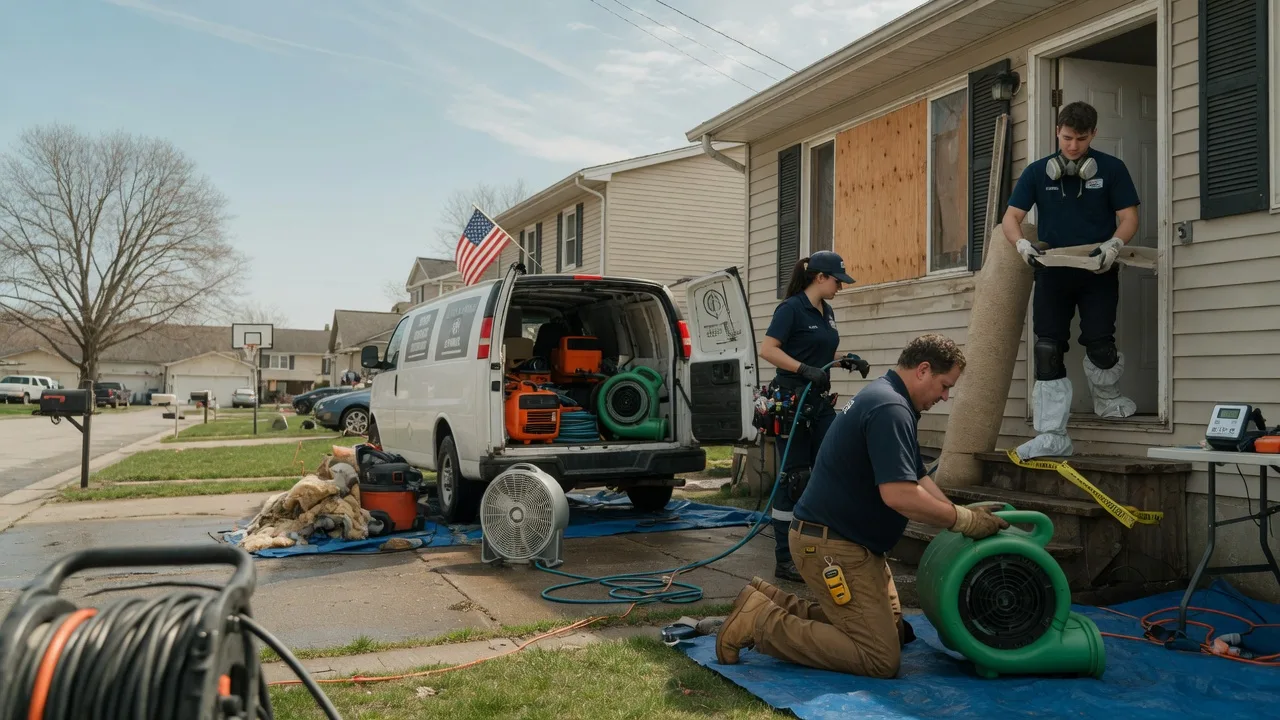 Water Damage Restoration in Harvard, IL near me
